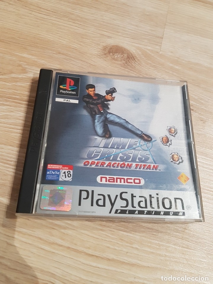 Videojuegos y consolas: PS1 PSX PLAY STATION TIME CRISIS PROJECT TITAN  PAL VERSION ESPA&Ntilde;OLA - Foto 1