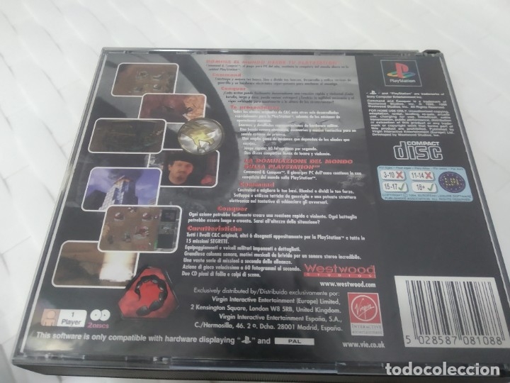 Videojuegos y consolas: ANTIGUO JUEGO PARA PSX PLAY 1 COMMAND CONQUER - Foto 3