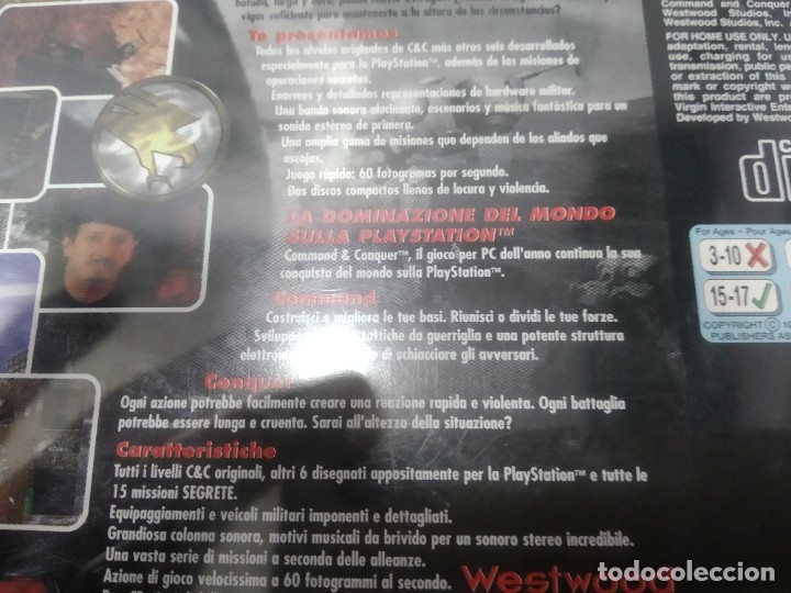 Videojuegos y consolas: ANTIGUO JUEGO PARA PSX PLAY 1 COMMAND CONQUER - Foto 8