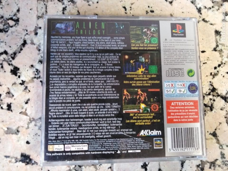 Videojuegos y consolas: Juego Alien Trilogy - Foto 3