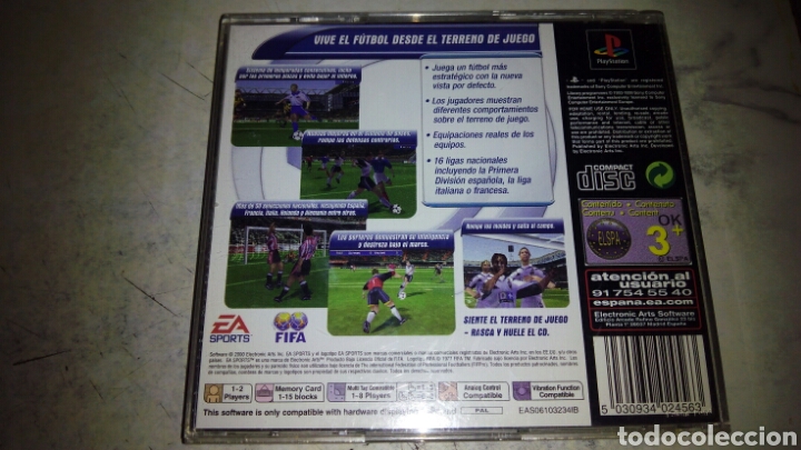 Videojuegos y Consolas: Juego Ps1 Fifa 2001 Completo , ver fotos - Foto 4 - 203625155