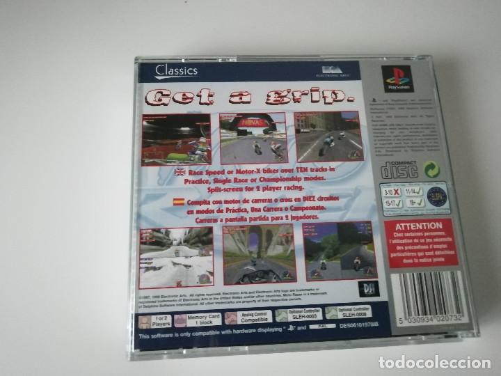 Videojuegos y Consolas: Videojuego Moto Racer con manual y caja incluidos - PlayStation PS1 PSX PSOne - Foto 2 - 220688478