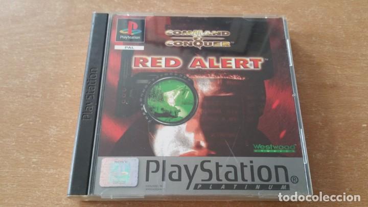 Command & Conquer : Red Alert Platinum - PS1 - PAL Complet - état Correct