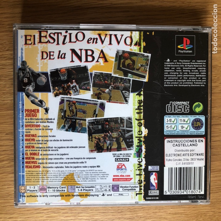 Videojuegos y consolas: NBA LIVE99 - PS1 - Foto 2