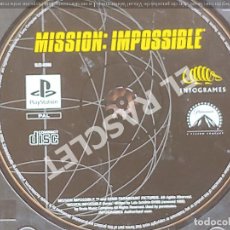 Videojuegos y Consolas: CD PLAYSTATION : MISSION : IMPOSSIBLE - SOLO DISCO SIN CARATULA , CAJA NI INSTRUCIONES