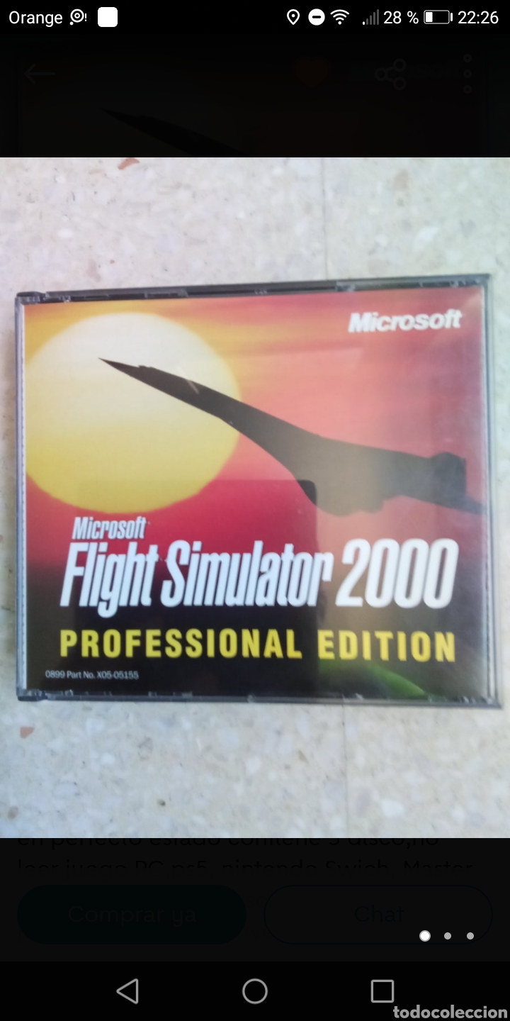 Videojuegos y consolas: Microsoft flight simulador 2000 professional edition - Foto 1