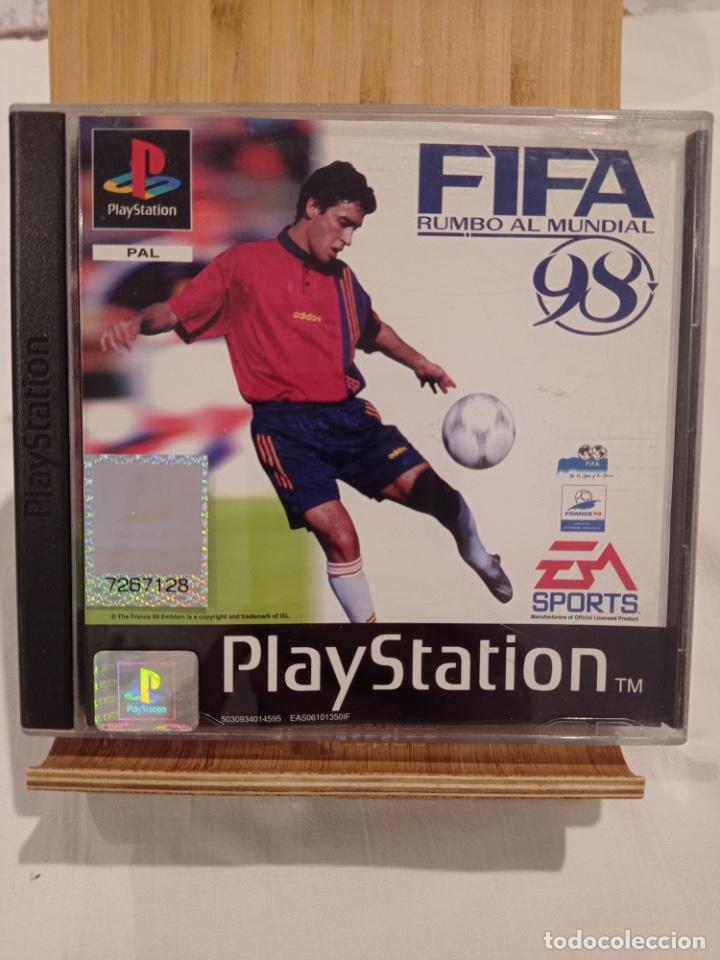 FIFA RUMBO AL MUNDIAL 98, PARA PLAY STATION 1, EN ESPAÑOL. VER FOTOS! (Juguetes - Videojuegos y Consolas - Sony - PS1)