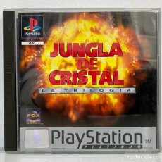 Videojuegos y Consolas: JUNGLA DE CRISTAL LA TRILOGÍA PLAYSTATION 1 PS1 PSX COMPLETO PAL ESPAÑA. Lote 314490778