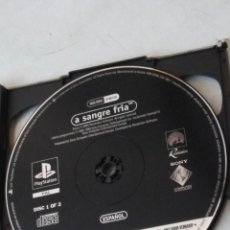 Videojuegos y Consolas: A SANGRE FRÍA ( ESPAÑOL ) PS1 ( DISC 1 Y 2 ) EJEMPLAR DE PROMOCIÓN. Lote 321438483