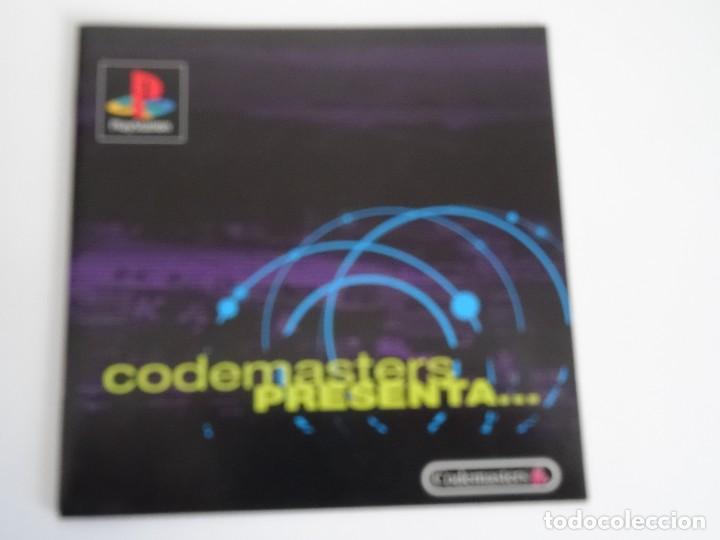Videojuegos y consolas: PLAY STATION 1 PS1 - Cat&aacute;logo CODEMASTERS Presenta... Ed. Espa&ntilde;ol - Foto 2