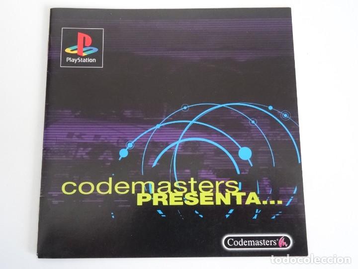 Videojuegos y consolas: PLAY STATION 1 PS1 - Cat&aacute;logo CODEMASTERS Presenta... Ed. Espa&ntilde;ol - Foto 1