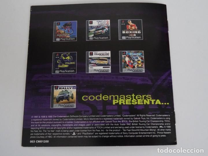Videojuegos y consolas: PLAY STATION 1 PS1 - Cat&aacute;logo CODEMASTERS Presenta... Ed. Espa&ntilde;ol - Foto 5