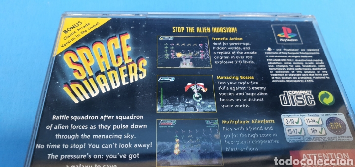 Videojuegos y consolas: SPACE INVADERS PARA PLAYSTATION 1 - Foto 6