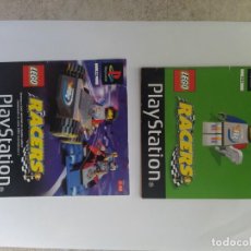 Videojuegos y Consolas: CARATULA FRONTAL Y MANUAL ORIGINALES LEGO RACERS PS1 PLAYSTATION