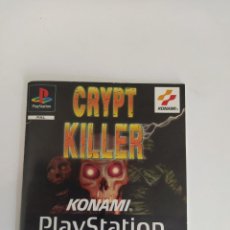 Videojuegos y Consolas: MANUAL ORIGINAL CRYPT KILLER KONAMI PS1 PLAYSTATION EN ESPAÑOL. Lote 354461988