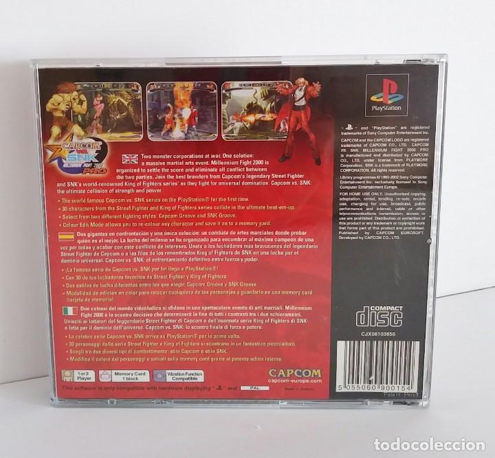 Videojuegos y consolas: CAPCOM VS SNK 2000 PRO PAL PLAYSTATION COMPLETO - Foto 2