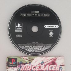 Videojuegos y Consolas: RIDGE RACER HI-SPEC DEMO JUEGO SONY PLAYSTATION NAMCO SCED01832 PSX PS1 PSONE PAL. Lote 364028021