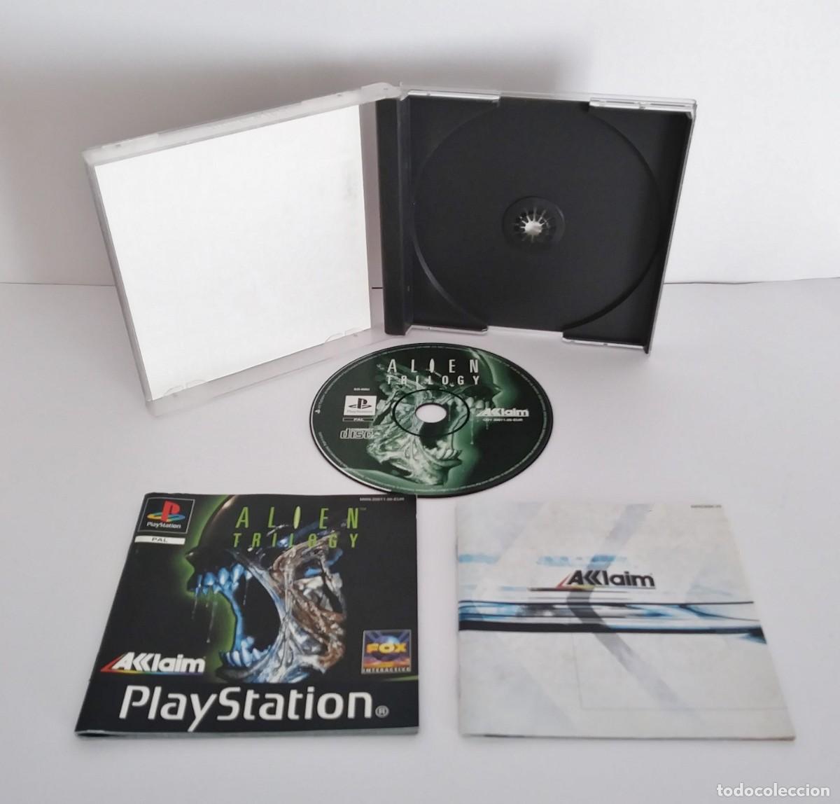 Videojuegos y consolas: ALIEN TRILOGY PS1 PAL COMPLETO - Foto 10