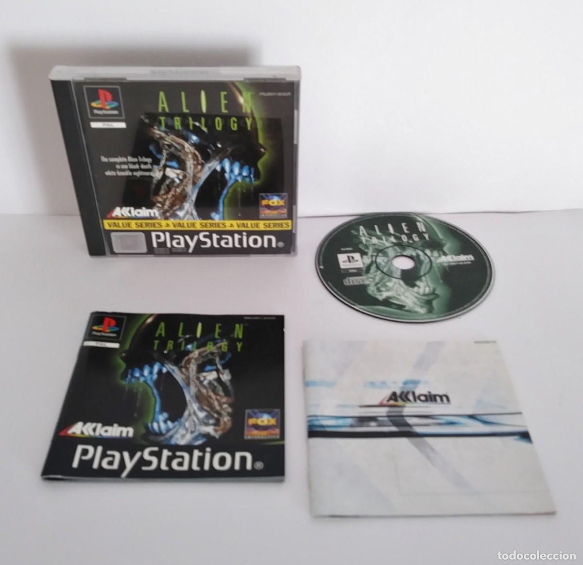 Videojuegos y consolas: ALIEN TRILOGY PS1 PAL COMPLETO - Foto 2