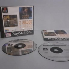 Videojuegos y Consolas: 2 JUEGOS PARA LA PS1 TOMB RAIDER THE LAST REVELATION, Y CHRONICLES. COMPLETO.. Lote 385773479