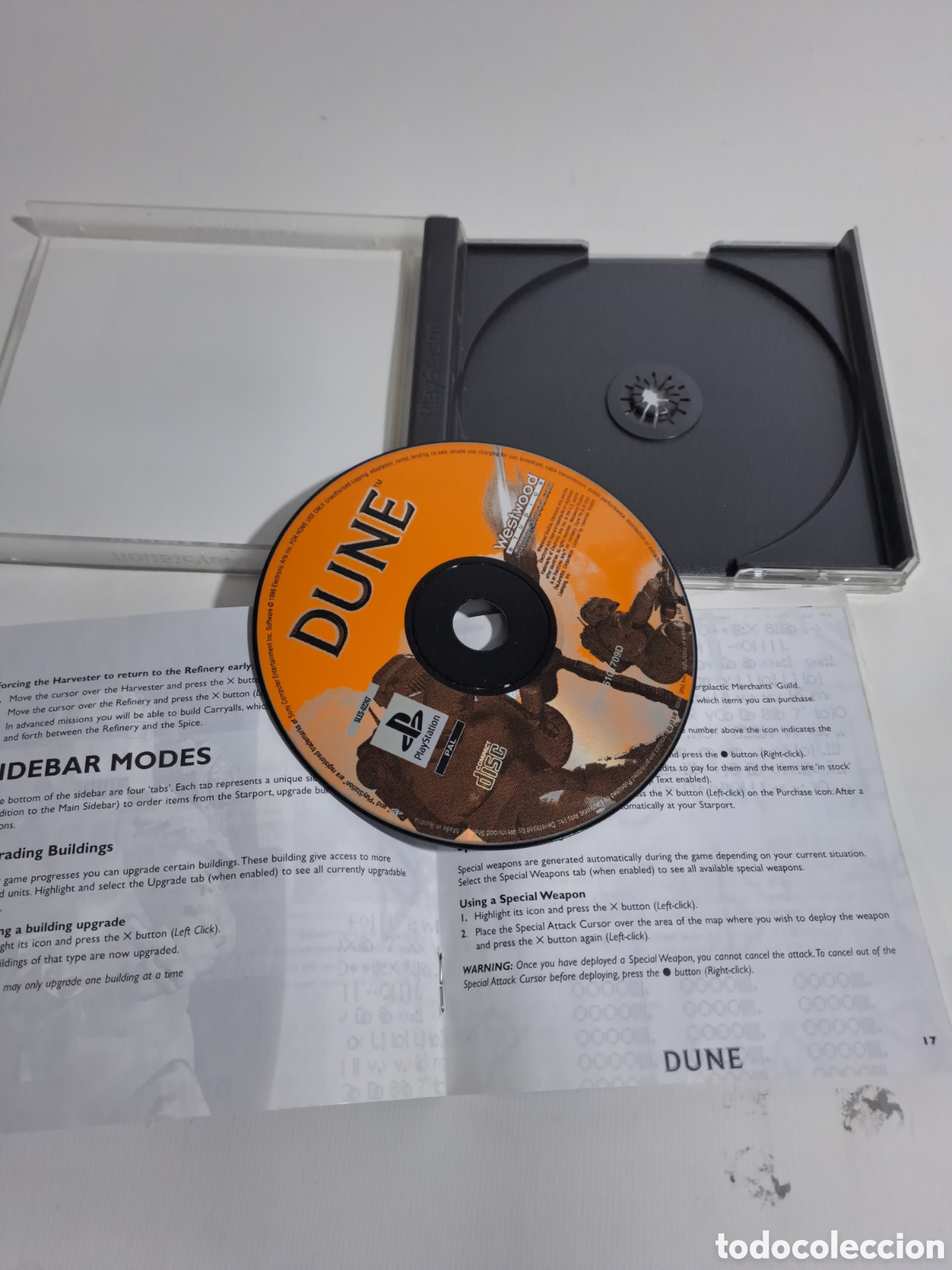 Videojuegos y consolas: DUNE CLASSICS INGL&Eacute;S PS1 - Foto 2