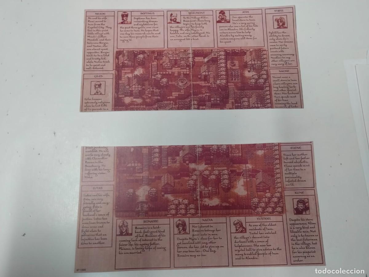 Videojuegos y consolas: ALUNDRA MAPA PS1 CARATULAS - Foto 2