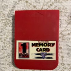 Videojuegos y Consolas: MEMORY CARD PLAYSTATION. CON CAJA ORIGINAL Y PEGATINA.. Lote 391493374
