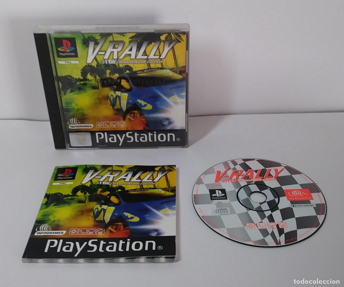 Videojuegos y consolas: V-RALLY PS1 PAL COMPLETO - Foto 2