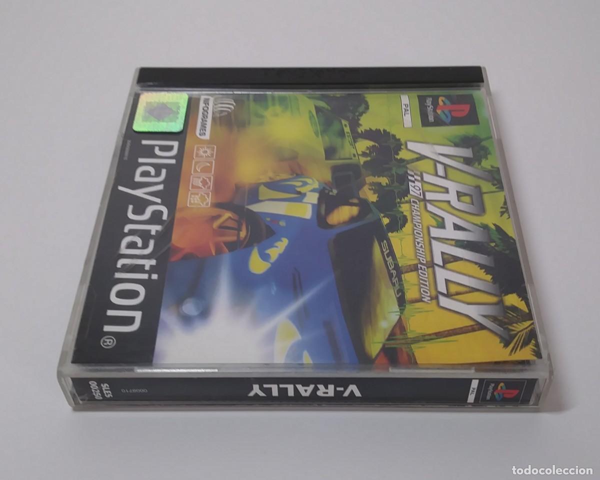 Videojuegos y consolas: V-RALLY PS1 PAL COMPLETO - Foto 5