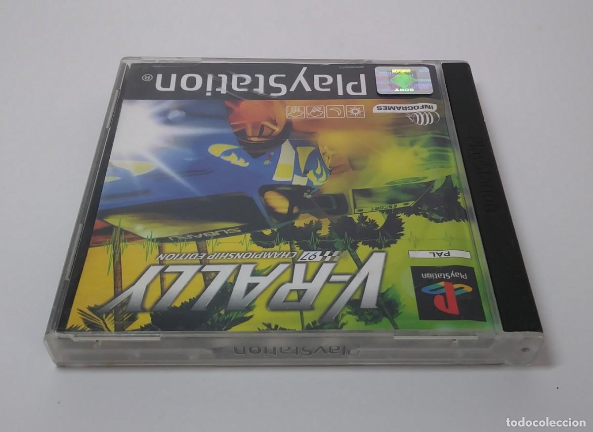 Videojuegos y consolas: V-RALLY PS1 PAL COMPLETO - Foto 6