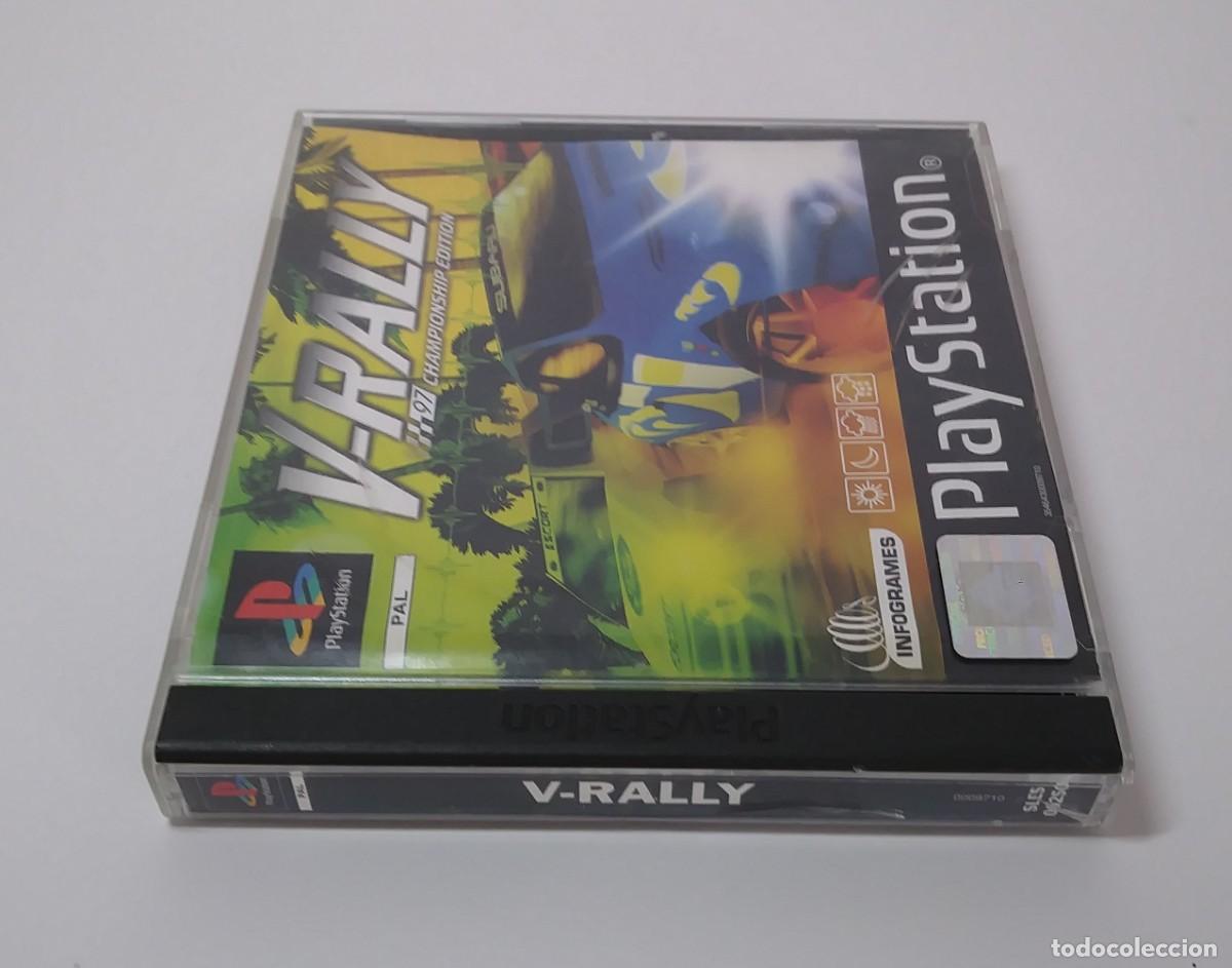 Videojuegos y consolas: V-RALLY PS1 PAL COMPLETO - Foto 7