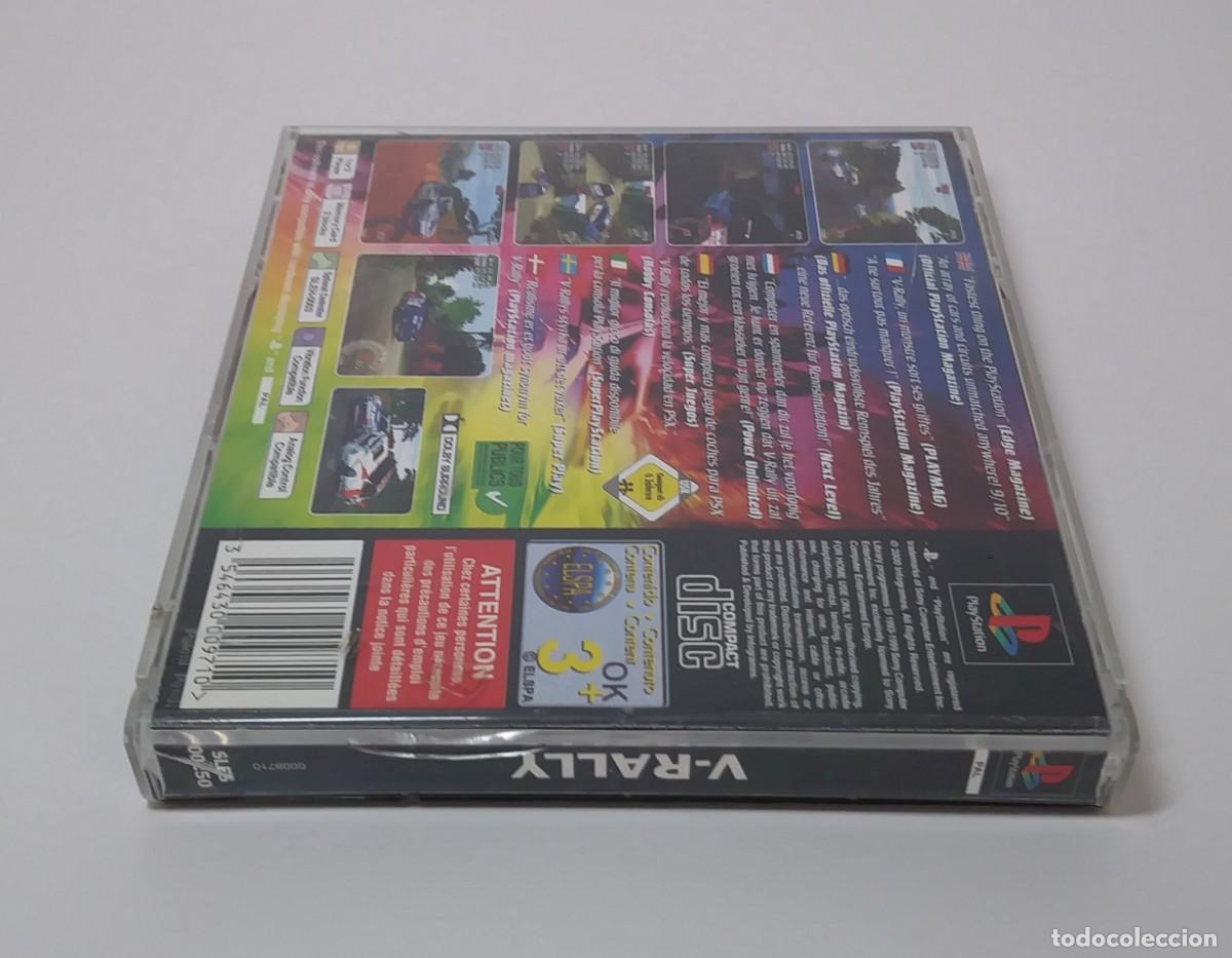 Videojuegos y consolas: V-RALLY PS1 PAL COMPLETO - Foto 9