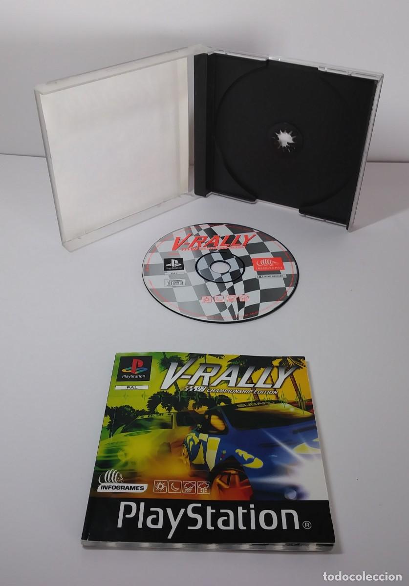 Videojuegos y consolas: V-RALLY PS1 PAL COMPLETO - Foto 10