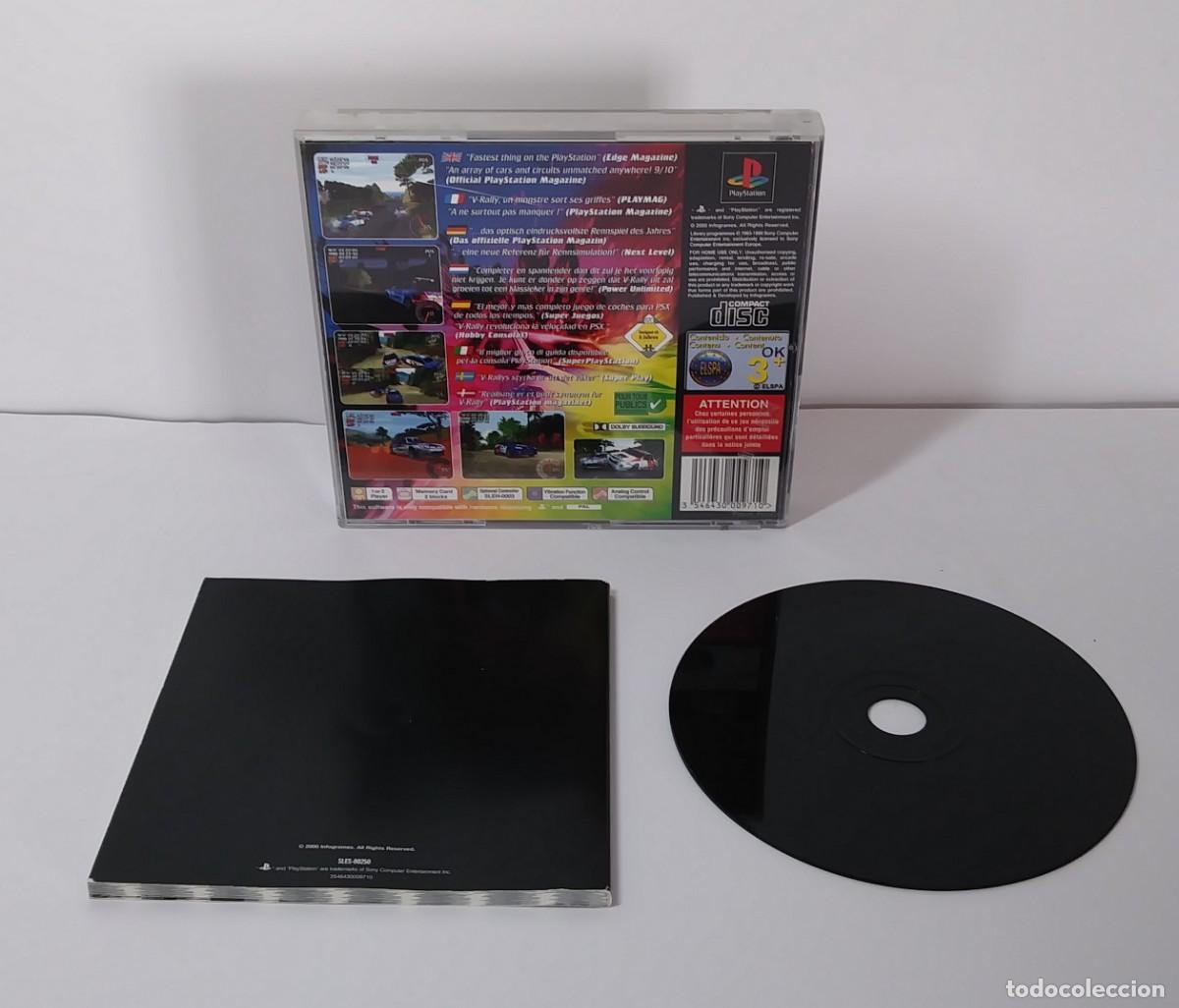 Videojuegos y consolas: V-RALLY PS1 PAL COMPLETO - Foto 11