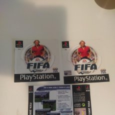Videojuegos y Consolas: CARATULAS Y MANUAL ORIGINALES FIFA 2001 PS1 PLAYSTATION PAL-ESPAÑA. Lote 403500314