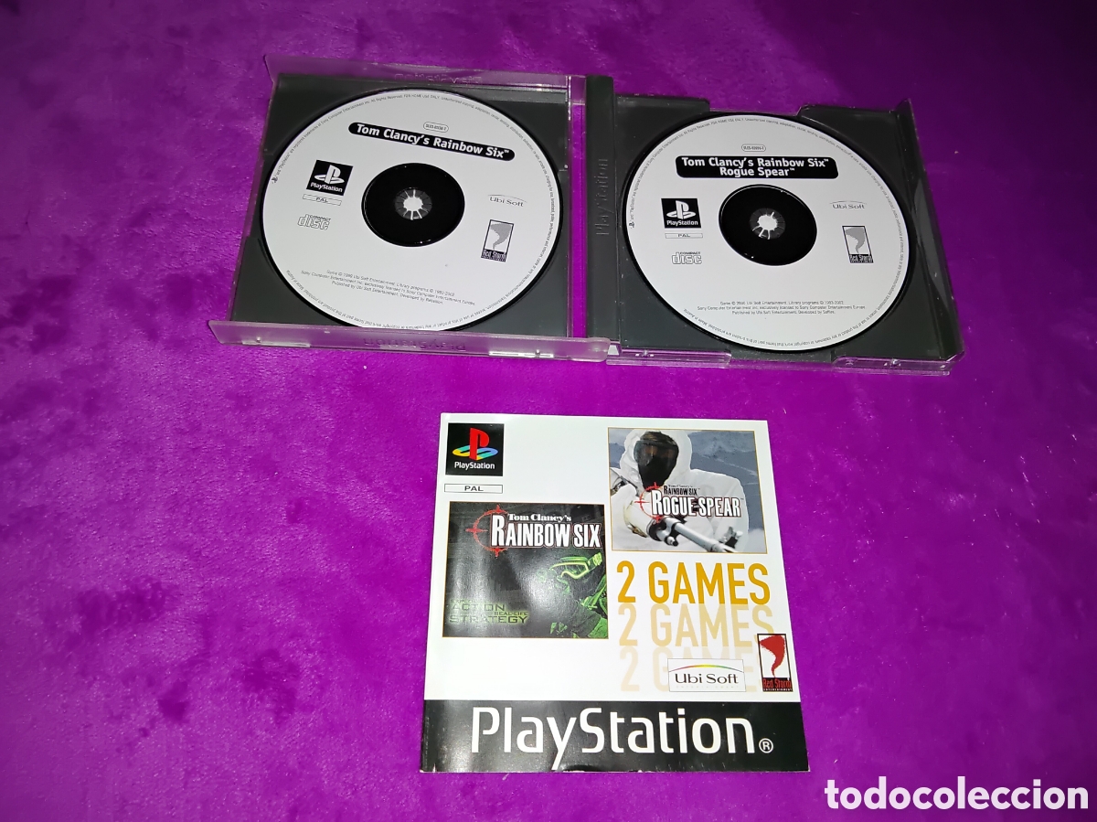 Jeu PS1 Tom Clancy's Rainbow Six: Rogue Spear - Complet FR PAL - État Correct - Inclus Manuel