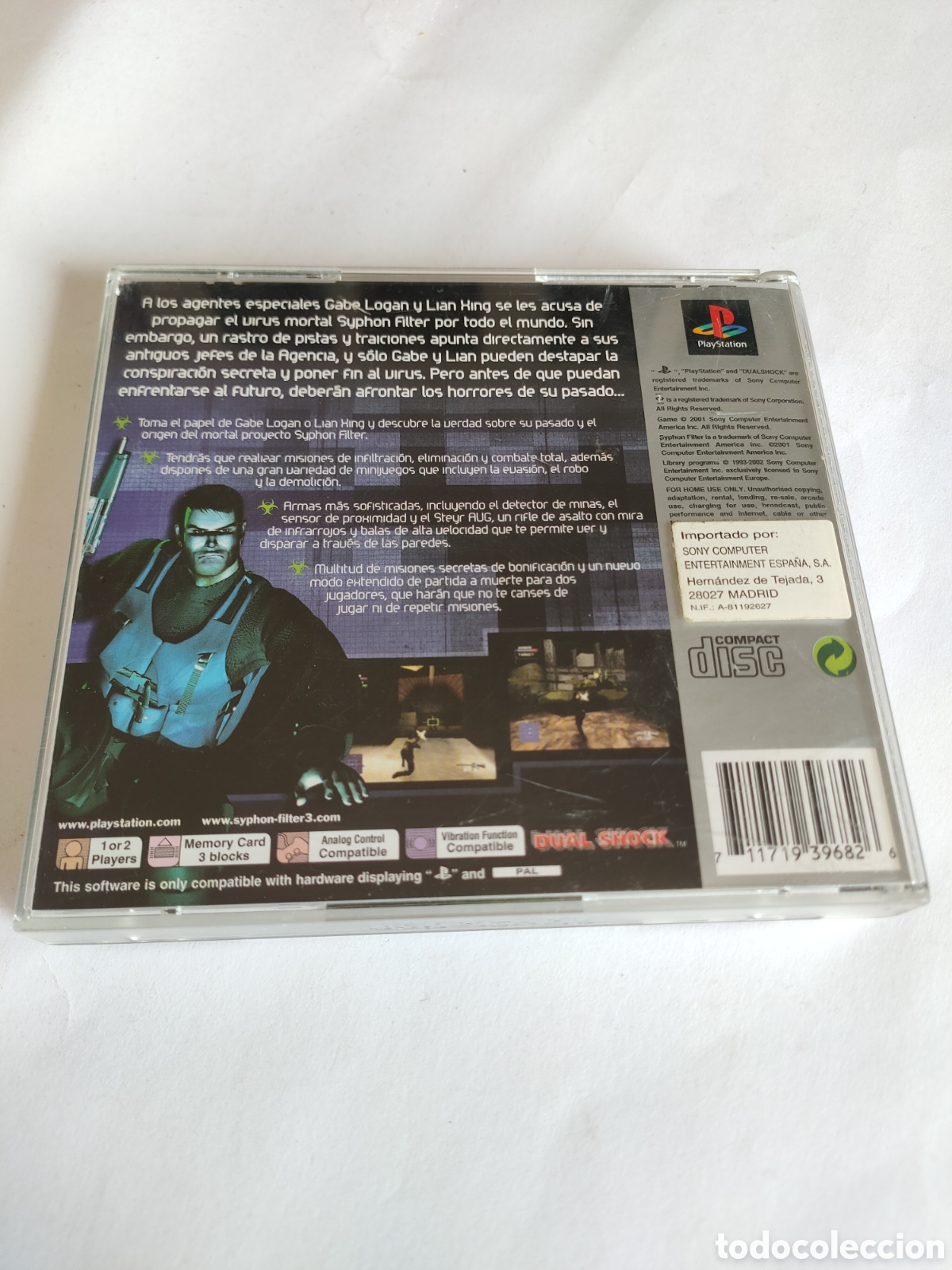 SYPHON FILTER 2 - CONSPIRACION MORTAL (PAL) - DISC