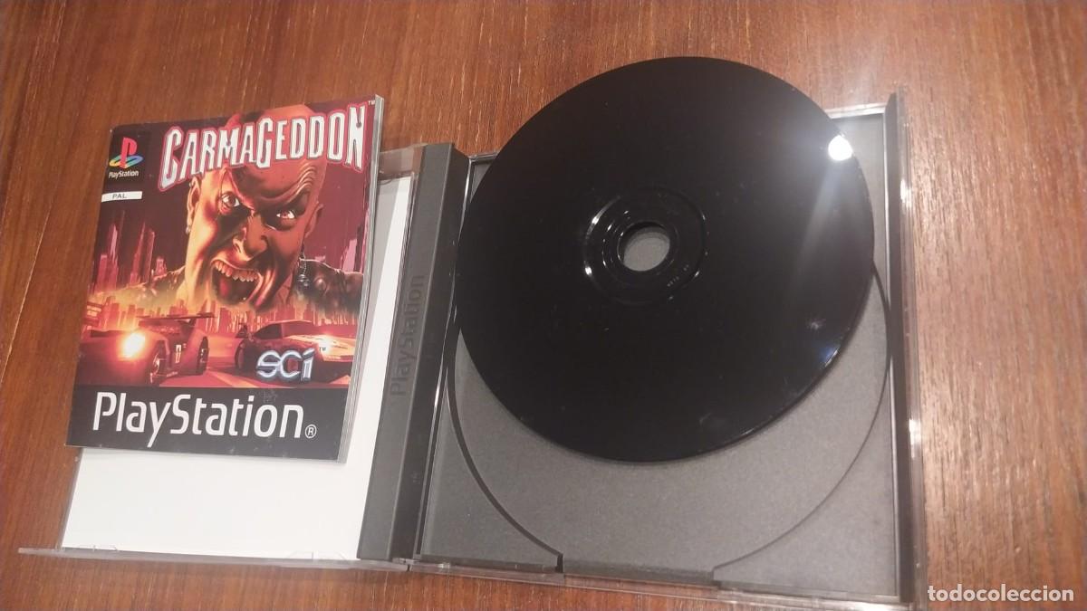 Videojuegos y consolas: CARMAGEDDON PSX - CD y manual impecables - Foto 2