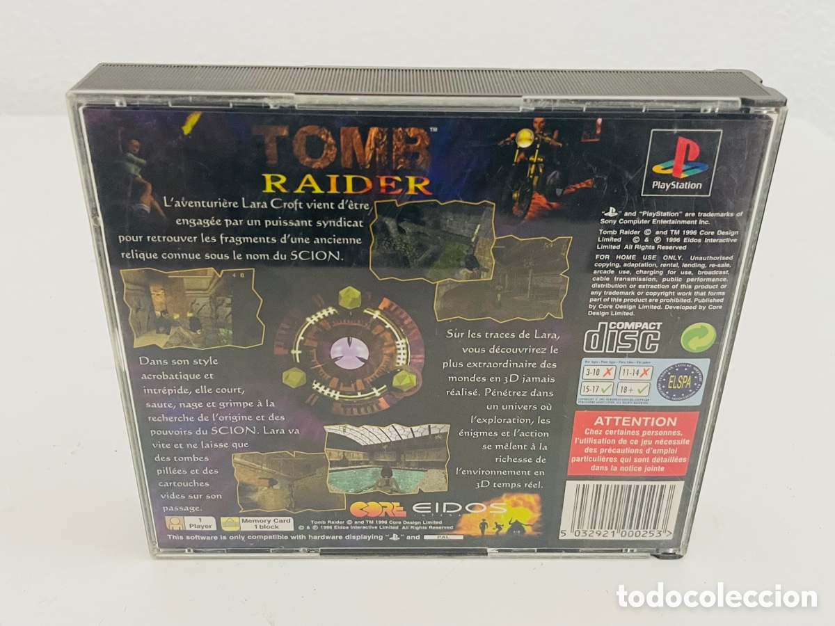 Videojuegos y consolas: Tomb Raider PS1 Big Box - Foto 3