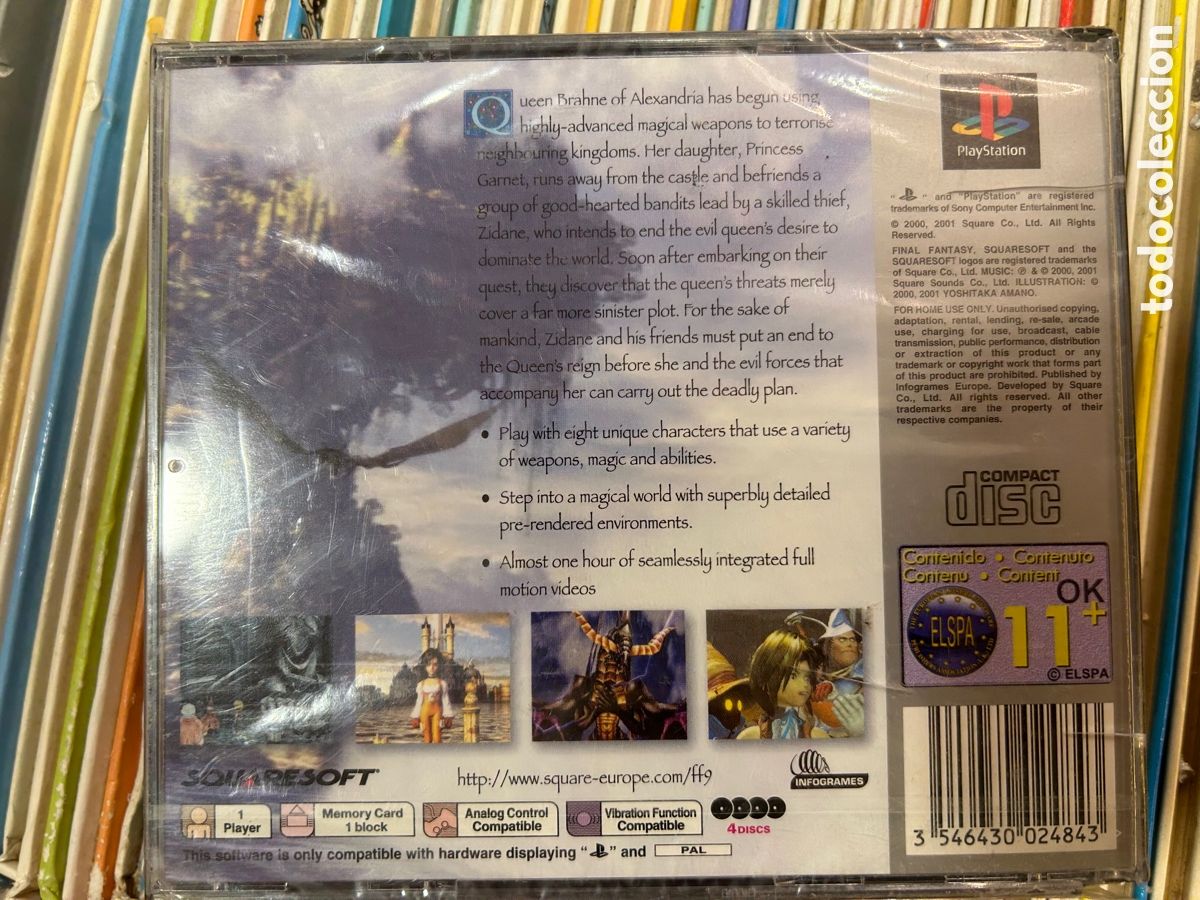 Videojuegos y consolas: PS1 Final Fantasy IX Precintado - Foto 8