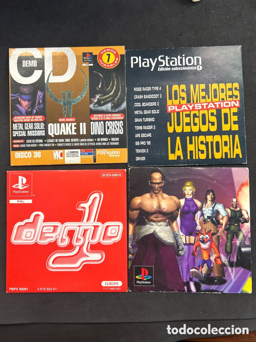 Videojuegos y consolas: Lote 4 discos Demo PS1 - Foto 1