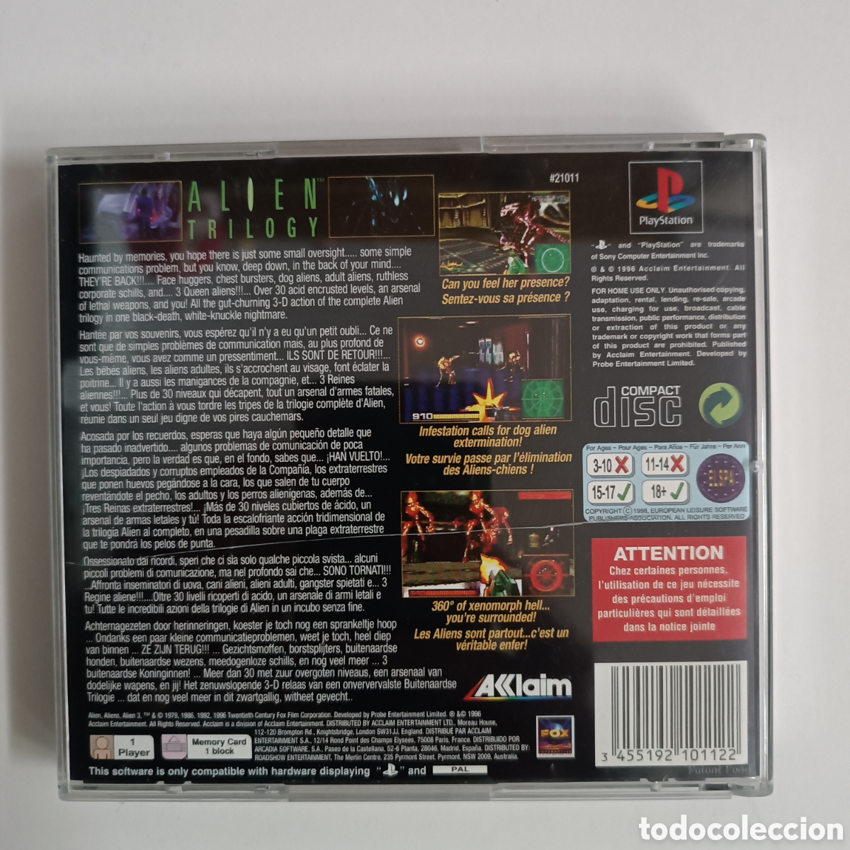 Videojuegos y consolas: Alien Trilogy PS1 - Foto 2