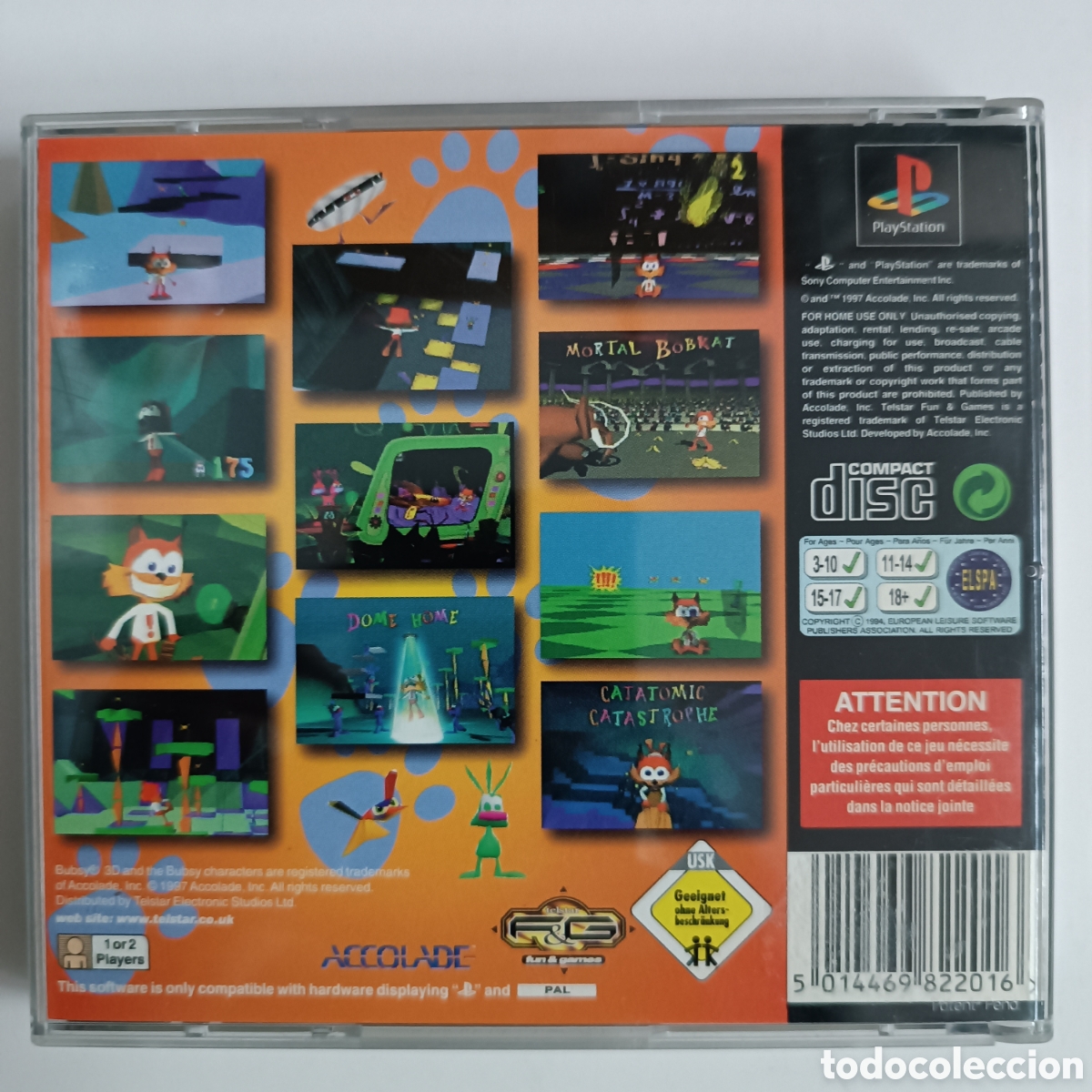 Videojuegos y consolas: Bubsy 3D PS1 - Foto 2