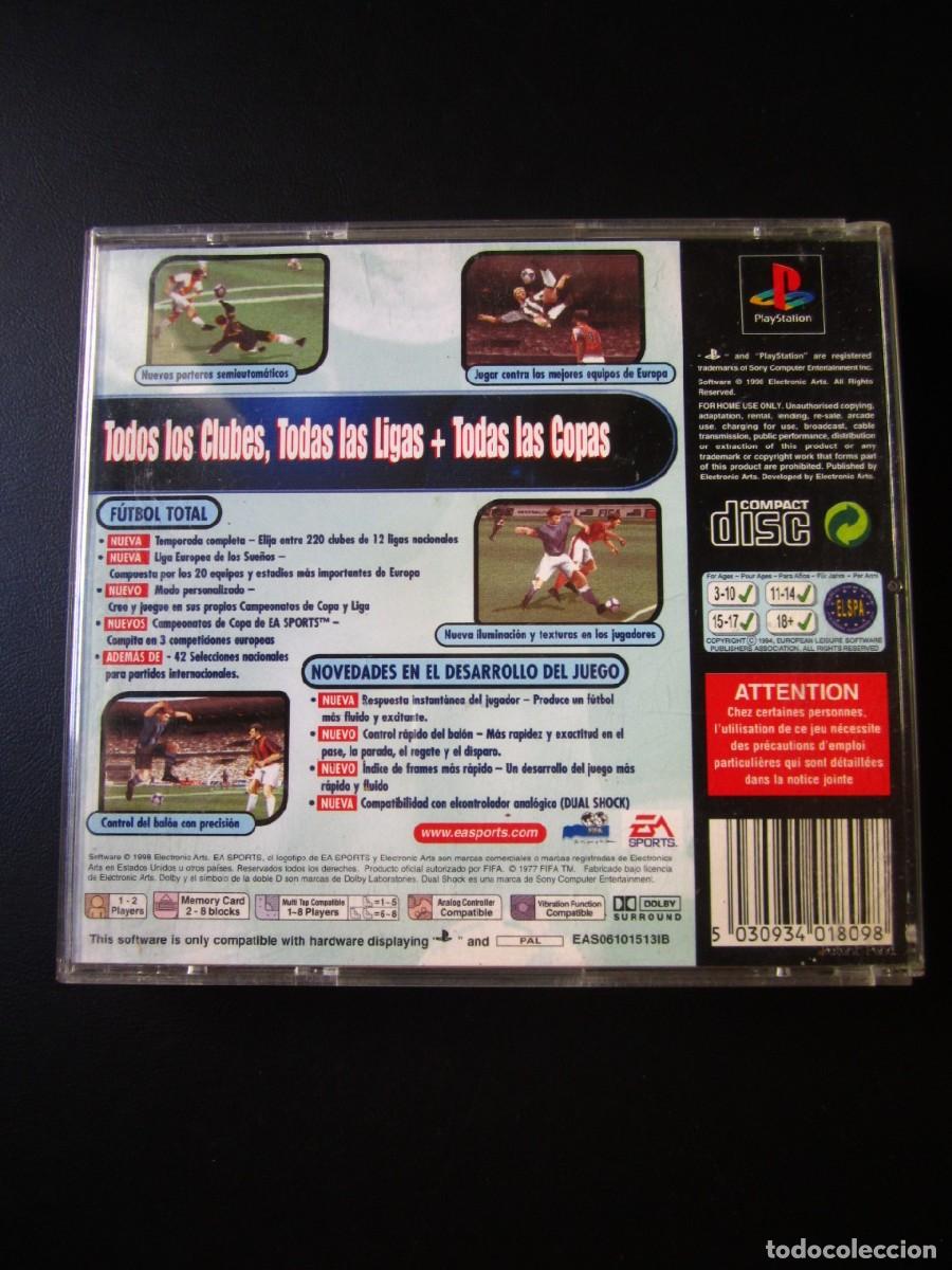 Videojuegos y consolas: Fifa 99 (Sony PlayStation 1) (PS1) - Foto 9