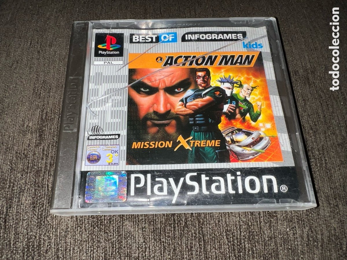 juego ps1 action man mission xtreme playstation - Compra venta en ...