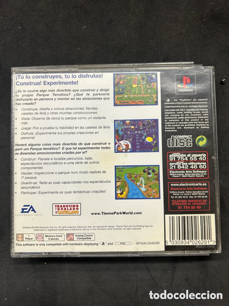 Videojuegos y consolas: PS1 theme park World - Foto 4