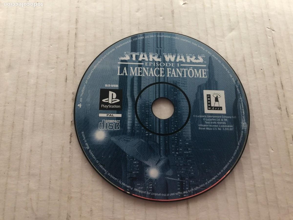 Jeu PlayStation 1 Star Wars Épisode 1 La Menace Fantôme - PS1 - Complet Et Testé