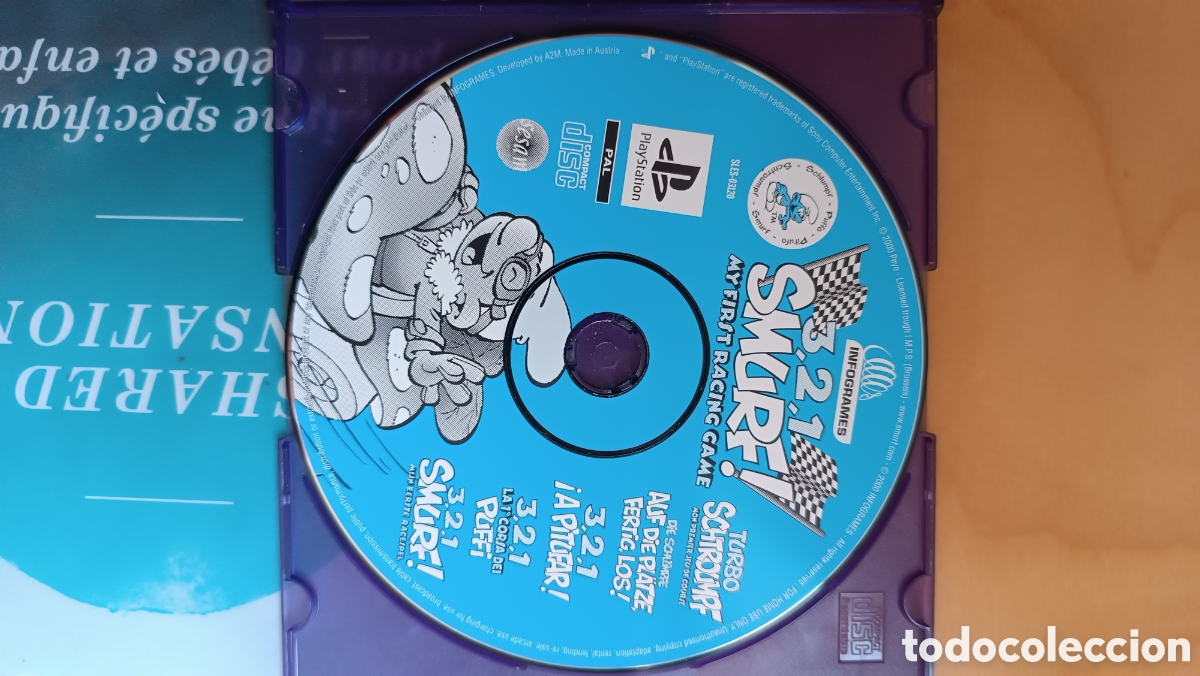 Videojuegos y consolas: CD juego Los pitufos ps1 - Foto 1