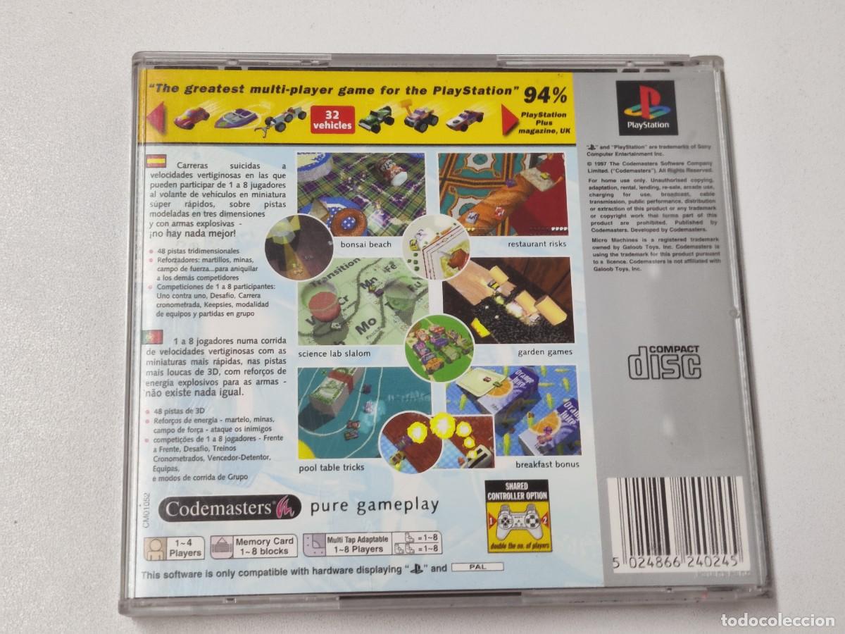 Videojuegos y consolas: MICRO MACHINES V3 . Playstation 1 - Foto 2