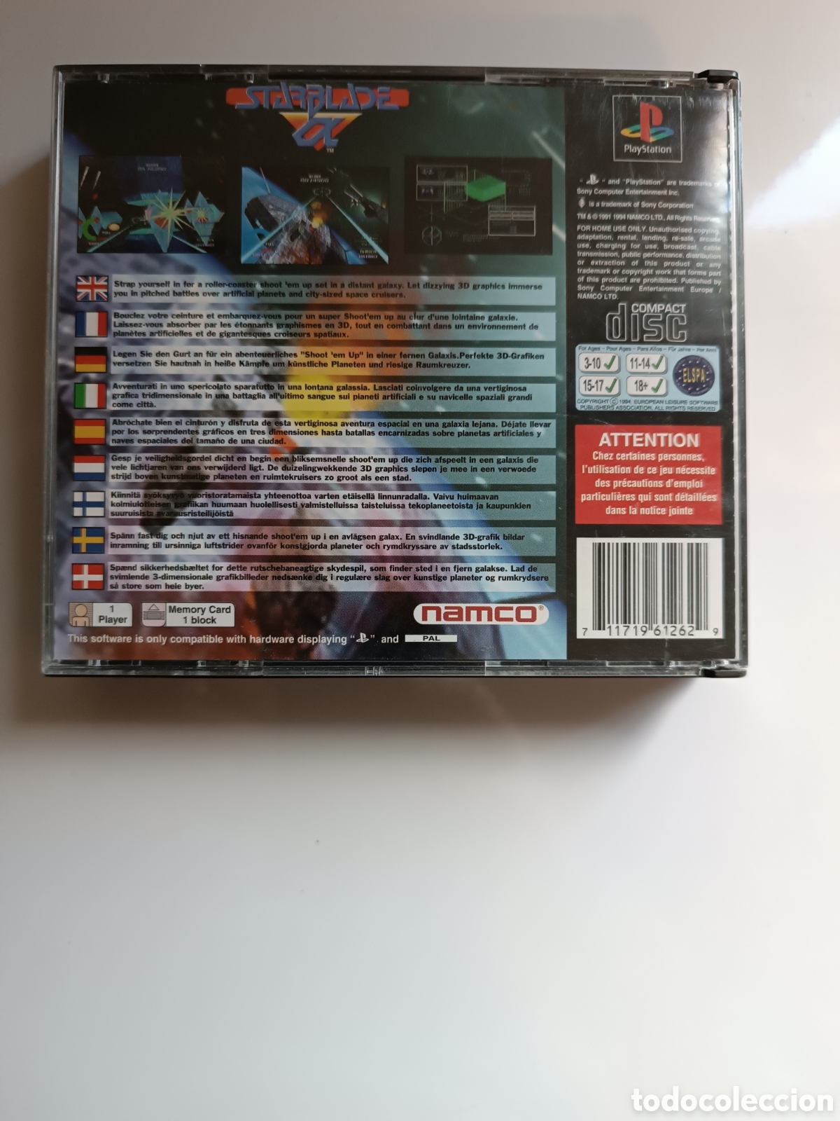 Videojuegos y consolas: Starblade PlayStation - Foto 2